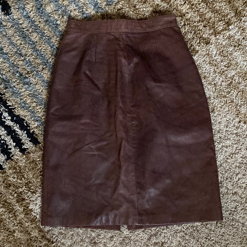 Toff’s Vintage Genuine Leather Skirt